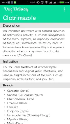 Medical Drug Dictionary android App screenshot 2